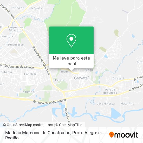 Madesc Materiais de Construcao mapa