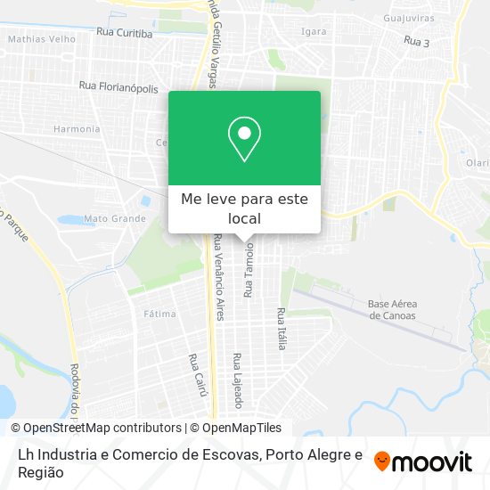 Lh Industria e Comercio de Escovas mapa