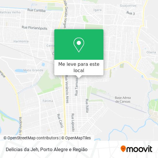Delícias da Jeh mapa