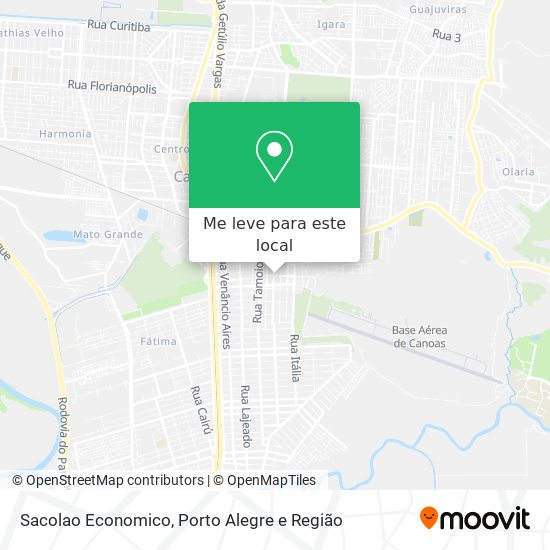 Sacolao Economico mapa