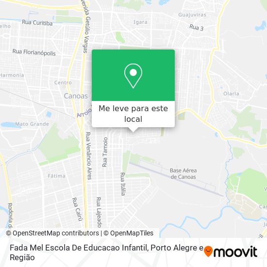 Fada Mel Escola De Educacao Infantil mapa