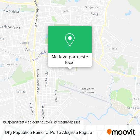 Dtg República Paineira mapa