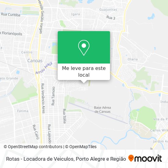 Rotas - Locadora de Veiculos mapa