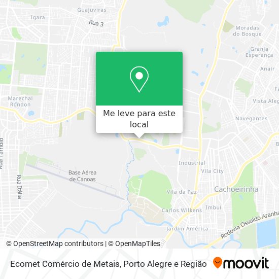 Ecomet Comércio de Metais mapa