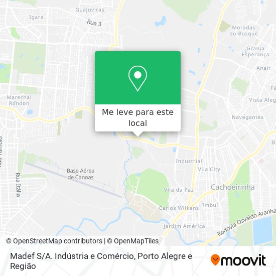 Madef S / A. Indústria e Comércio mapa