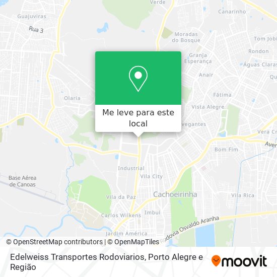 Edelweiss Transportes Rodoviarios mapa