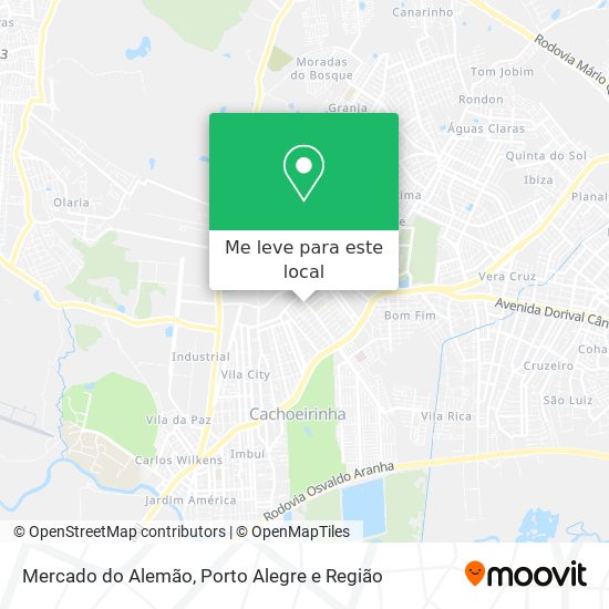 Mercado do Alemão mapa