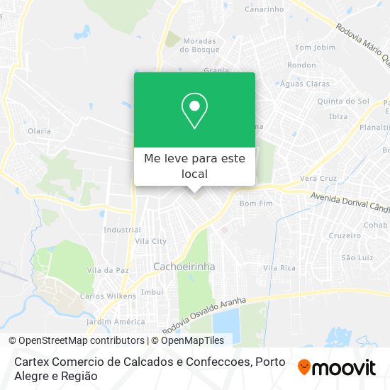 Cartex Comercio de Calcados e Confeccoes mapa