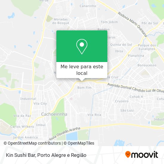 Kin Sushi Bar mapa