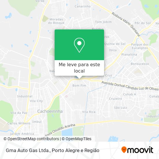 Gma Auto Gas Ltda. mapa