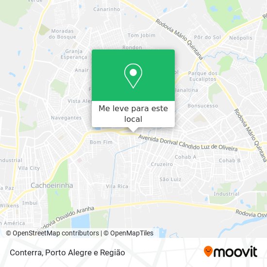 Conterra mapa