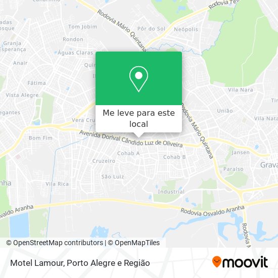 Motel Lamour mapa
