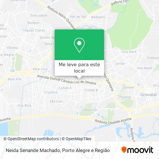 Neida Senande Machado mapa