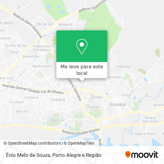 Ênio Melo de Souza mapa