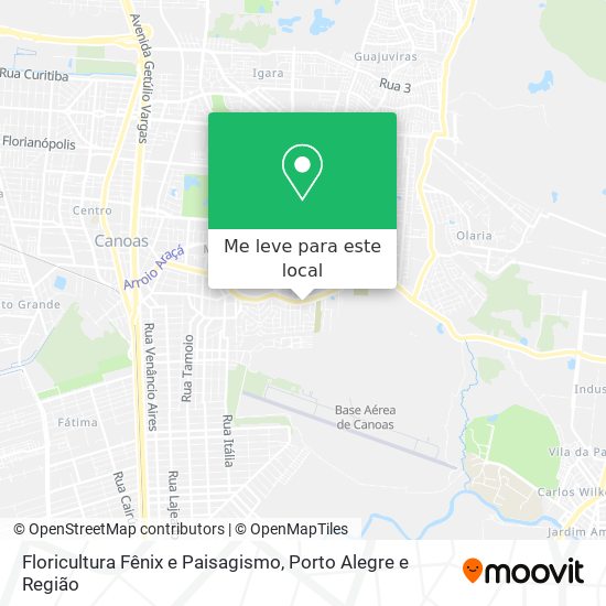 Floricultura Fênix e Paisagismo mapa