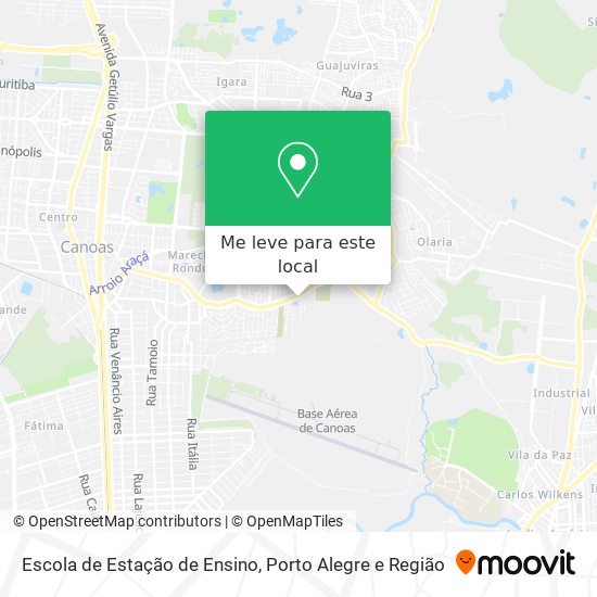 Escola de Estação de Ensino mapa