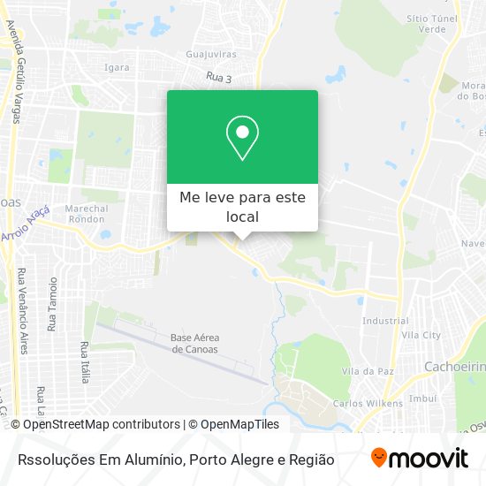 Rssoluções Em Alumínio mapa