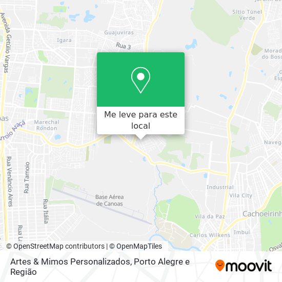 Artes & Mimos Personalizados mapa