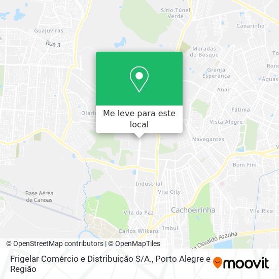 Frigelar Comércio e Distribuição S / A. mapa