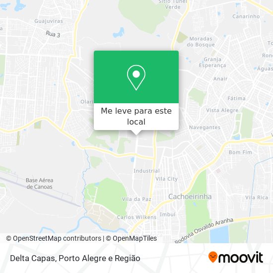 Delta Capas mapa