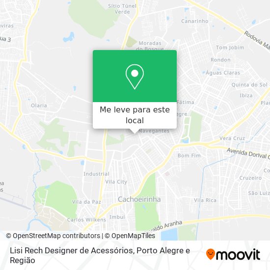 Lisi Rech Designer de Acessórios mapa