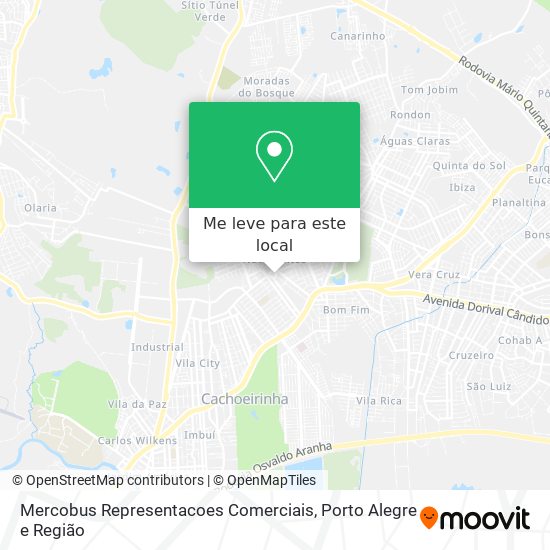 Mercobus Representacoes Comerciais mapa