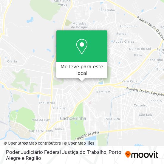 Poder Judiciário Federal Justiça do Trabalho mapa