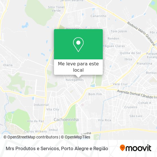 Mrs Produtos e Servicos mapa