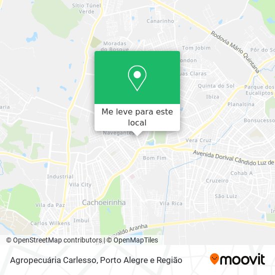 Agropecuária Carlesso mapa