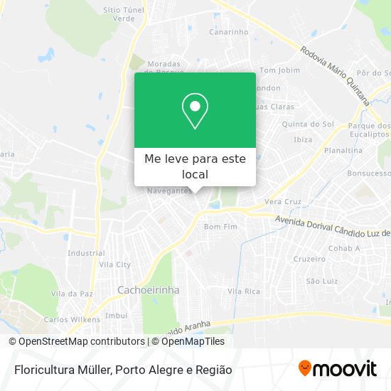 Floricultura Müller mapa