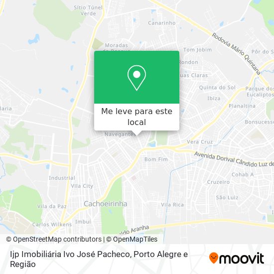 Ijp Imobiliária Ivo José Pacheco mapa