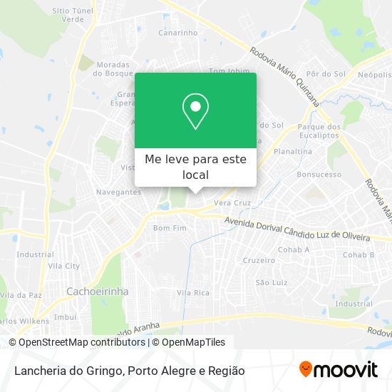 Lancheria do Gringo mapa