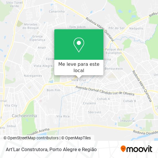 Art'Lar Construtora mapa