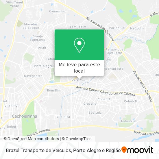 Brazul Transporte de Veículos mapa