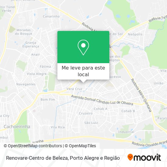 Renovare-Centro de Beleza mapa