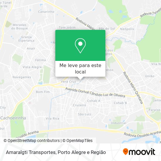 Amaralgti Transportes mapa