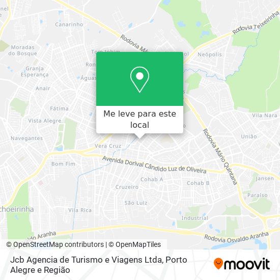 Jcb Agencia de Turismo e Viagens Ltda mapa