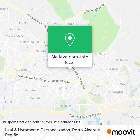 Leal & Livramento Personalizados mapa