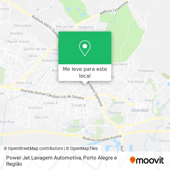 Power Jet Lavagem Automotiva mapa