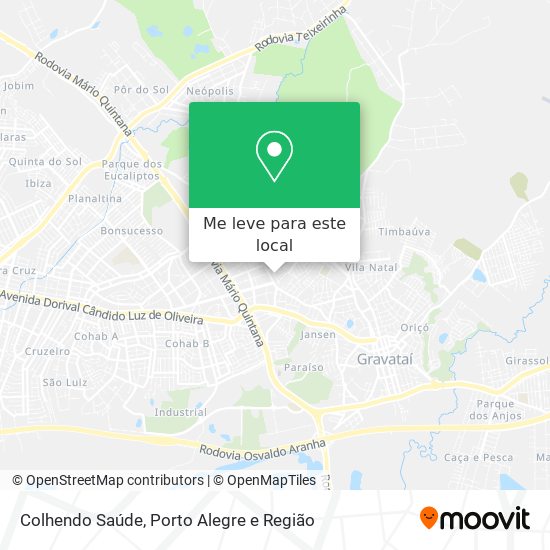 Colhendo Saúde mapa