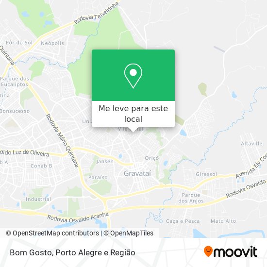 Bom Gosto mapa