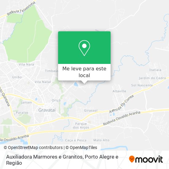 Auxiliadora Marmores e Granitos mapa