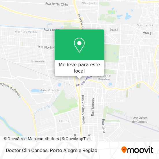 Doctor Clin Canoas mapa