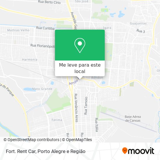 Fort. Rent Car mapa