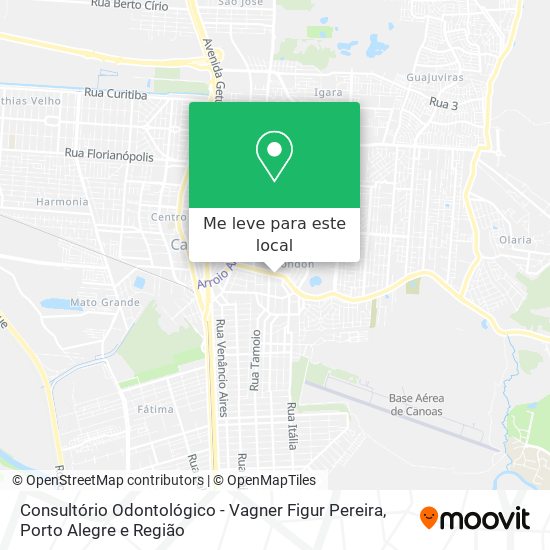 Consultório Odontológico - Vagner Figur Pereira mapa