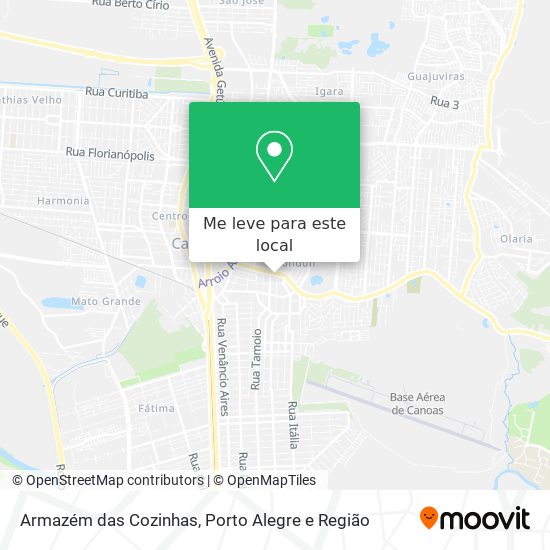 Armazém das Cozinhas mapa