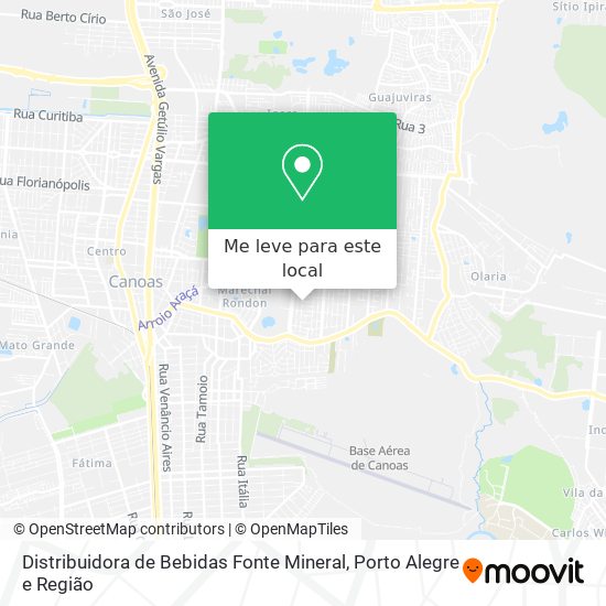 Distribuidora de Bebidas Fonte Mineral mapa