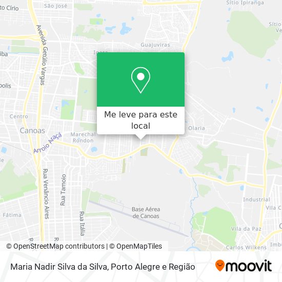 Maria Nadir Silva da Silva mapa