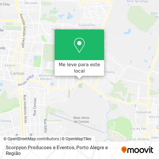 Scorpyon Producoes e Eventos mapa