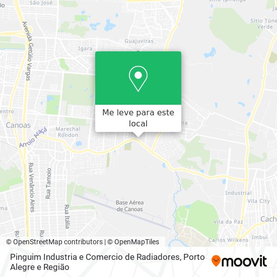 Pinguim Industria e Comercio de Radiadores mapa